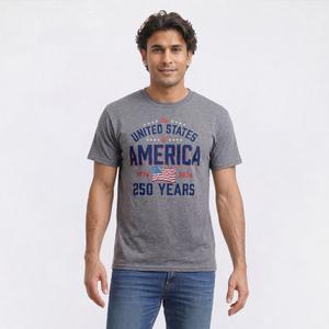 Mens Home of the Brave 250 Stars & States Short Sleeve Tee
